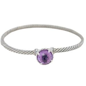 David Yurman Petite Chatelaine Amethyst Bracelet